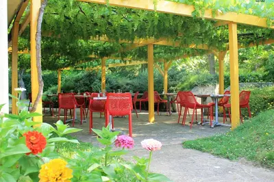 Jardin de l'établissement Hotel Bonanite