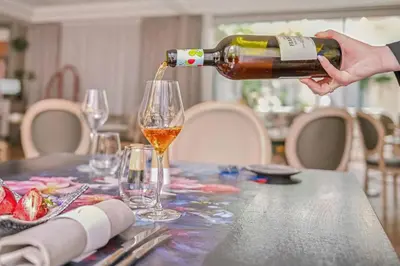 Boissons dans l'établissement Hostellerie Du Mont Aimé