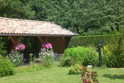 Jardin de l'établissement La maison du bûcheron