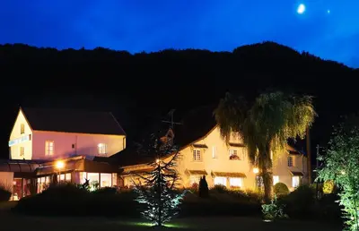 Vue générale sur la montagne ou vue sur la montagne depuis l'hôtel
