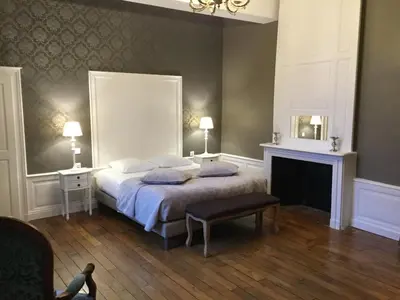 Un ou plusieurs lits dans un hébergement de l'établissement Le Clos d 'Aÿ