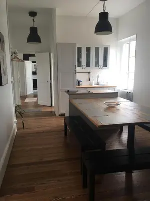 Cuisine ou kitchenette dans l'établissement Le Recommandé