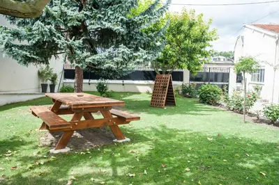 Jardin de l'établissement Chez Camille
