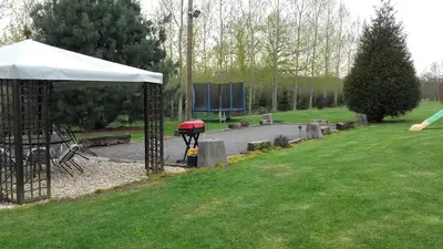 Jardin de l'établissement Gite Des Peupliers