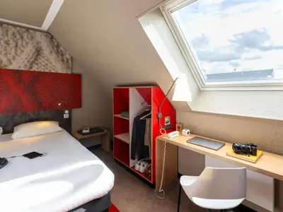 Un ou plusieurs lits dans un hébergement de l'établissement ibis Epernay Centre Ville