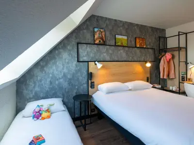 Un ou plusieurs lits dans un hébergement de l'établissement ibis Epernay Centre Ville