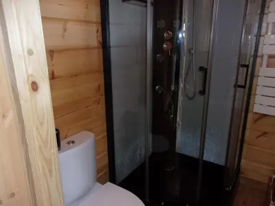 Salle de bains dans l'établissement Chez Catherine et fanfan