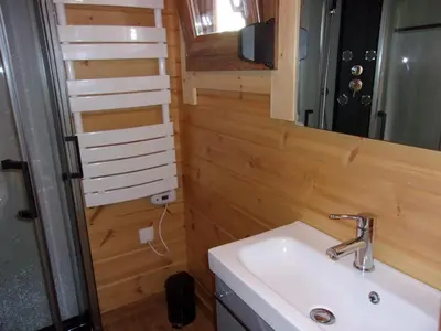 Salle de bains dans l'établissement Chez Catherine et fanfan