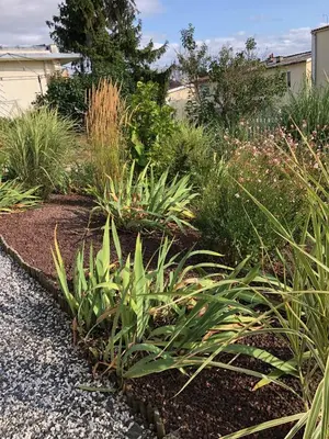 Jardin de l'établissement Chez MARTINE