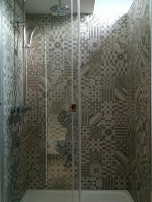Salle de bains dans l'établissement Demeure des Pothières