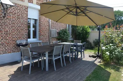 Jardin de l'établissement Gîte du Frêne