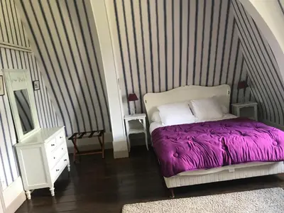 Un ou plusieurs lits dans un hébergement de l'établissement Château de Vitry-la-Ville