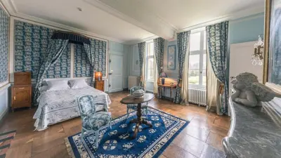 Un ou plusieurs lits dans un hébergement de l'établissement Château de Vitry-la-Ville