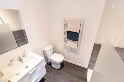 Salle de bains dans l'établissement Studio indépendant