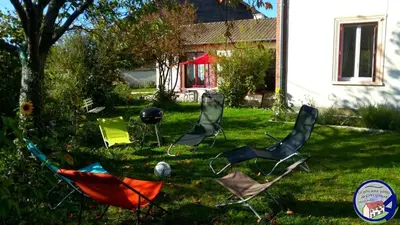 Jardin de l'établissement Gîte aux Portes de l'Argonne