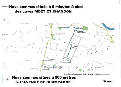 Plan de l'établissement La Petalerie