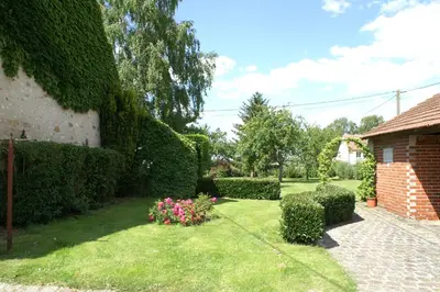 Jardin de l'établissement La Ferme Briarde