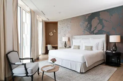 Un ou plusieurs lits dans un hébergement de l'établissement Royal Champagne Hotel & Spa