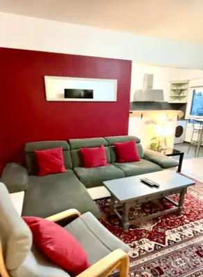Coin salon dans l'établissement BedinReims 