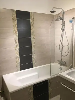 Salle de bains dans l'établissement BedinReims 