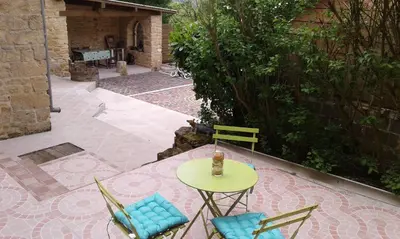 Terrasse ou espace extérieur de l'établissement Chambre D'Hôtes avec petit Déjeuner
