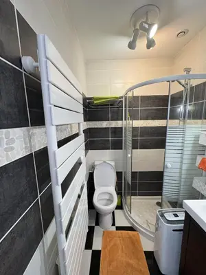 Salle de bains dans l'établissement Birchbank Cottage - Disney 30min
