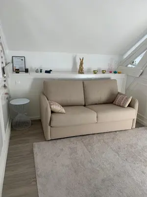 Coin salon dans l'établissement Maison d'Hôtes Joussaume Latour