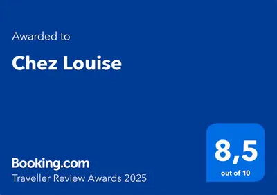 Certificat, récompense, panneau ou autre document affiché dans l'établissement Chez Louise