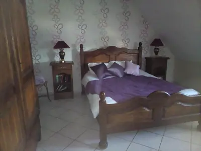 Un ou plusieurs lits dans un hébergement de l'établissement maison du Hérisson