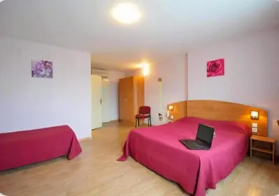 Un ou plusieurs lits dans un hébergement de l'établissement Contact Hôtel - Prim Witry - Reims Nord