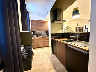 Cuisine ou kitchenette dans l'établissement Hotel Maison Lia