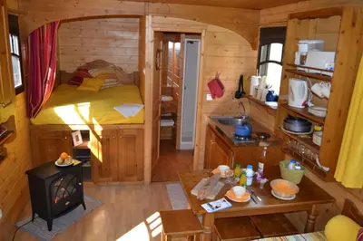 Un ou plusieurs lits dans un hébergement de l'établissement La Maison de l'Omignon
