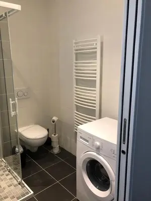 Salle de bains dans l'établissement Villa Napoléon