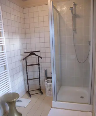 Salle de bains dans l'établissement Gîte Le Relais Coq'Lys