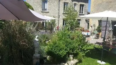 Jardin de l'établissement La Grange en Champagne