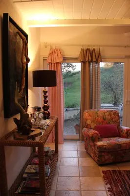 Télévision ou salle de divertissement dans l'établissement Domaine du Moulin de l'Etang