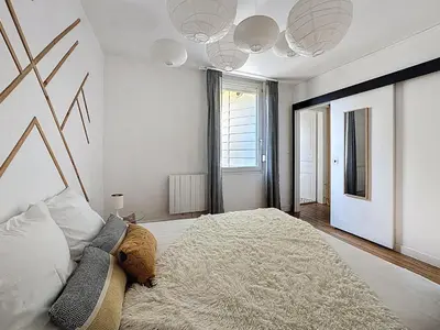 Un ou plusieurs lits dans un hébergement de l'établissement Le Grand Est Scandinave, centre ville, proche cathédrale