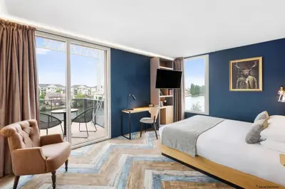 Un ou plusieurs lits dans un hébergement de l'établissement Aiden by Best Western T'aim Hotel & SPA