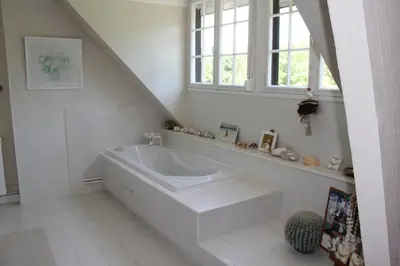Salle de bains dans l'établissement Résidence Clairbois, Chambres d'Hôtes