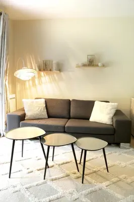 Coin salon dans l'établissement Le Parc du Château