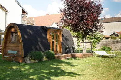 Jardin de l'établissement Champagne Philippe Martin