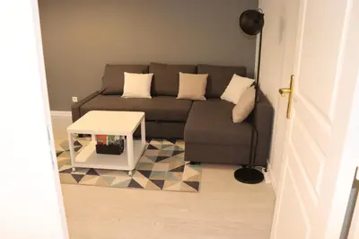 Coin salon dans l'établissement STUDIO CENTRE VILLE COMPIÈGNE
