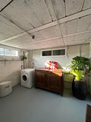 Cuisine ou kitchenette dans l'établissement Chez Karinette