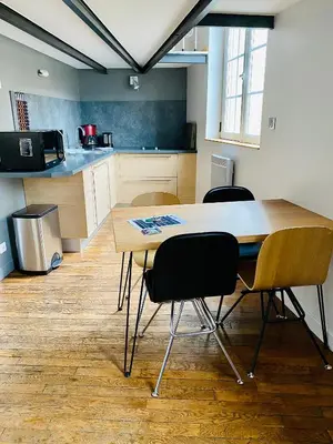 Cuisine ou kitchenette dans l'établissement La Noctambulle Cathédrale