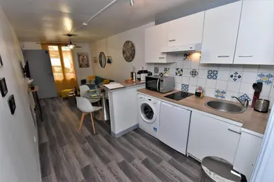 Cuisine ou kitchenette dans l'établissement Sparkling Life - Epernay centre