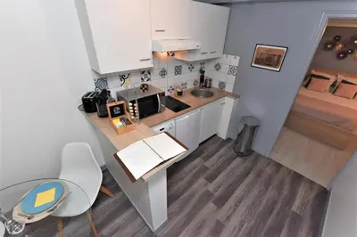 Cuisine ou kitchenette dans l'établissement Sparkling Life - Epernay centre