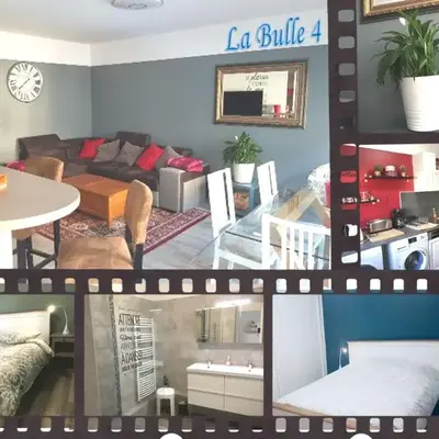 BedinReims cozy apartment parking and wifi free ideal 4 Adultes et 2 Enfants