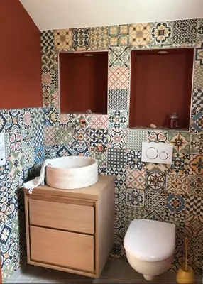 Salle de bains dans l'établissement Le Clos des Moulins 2 rue des cotes de l'Héry