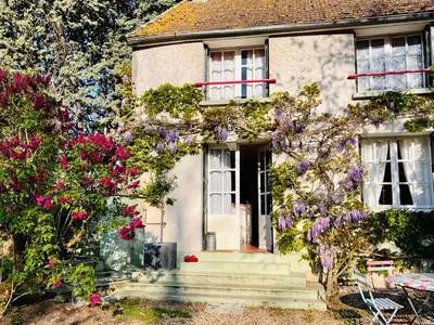 Jardin de l'établissement Adorable et amusante maison de campagne