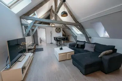 Télévision ou salle de divertissement dans l'établissement Appartement de Romain